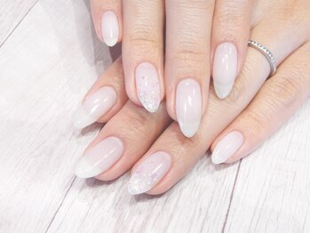 キャミ ネイル(CAMMY NAIL)/クリア系ホワイトネイル