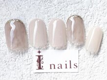 アイネイルズ 梅田店(I nails)/シンプルニュアンス￥7200