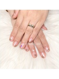 ニュアンスクリアネイル♪