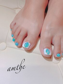 アムザ(amthe)/ターコイズフットネイル