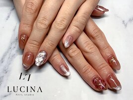 H-391大人さくらんぼネイル