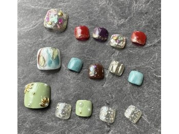 フラハ ネイル アンド アイ(Furaha Nail & Eye)/フットネイル デザインコース