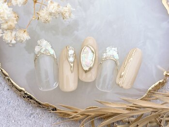 ネイルサロンフォーユー(for u)/ミラーネイル¥6980