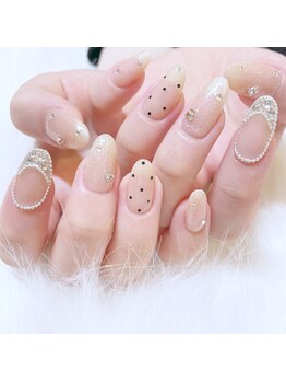 ネイルサロン ドレリッチ 大宮店(drerich)/ベージュ ストーン