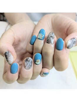 ガーベラ バイ ハノンネイル(Gerbera by hanonnail)/大理石デザイン