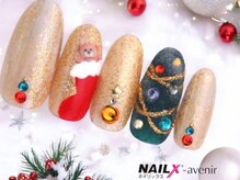 ネイリックス アヴェニール(NAILX avenir)/クリスマスくまさん