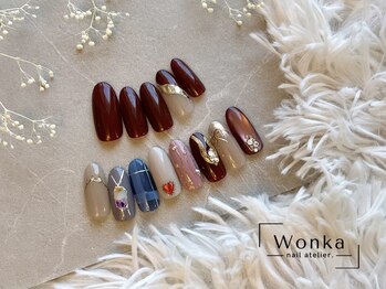 ウォンカ(Wonka)/シンプル◎ワンカラー+アート