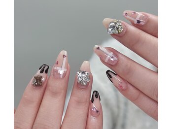 ネイルズ イロハ 新大久保店(NAILS 168)/バレンタインネイル