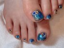 ニュアンスビジューフットネイル