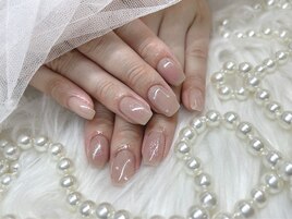 【Rika】ほんのりチークネイル