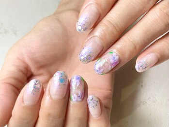 ビオトーププラス 銀座本店(bio tope+)/紫陽花ネイル銀座フィルイン