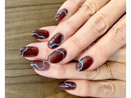 ニュアンスネイル/ブラウン