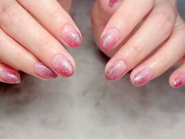 ボルドーラメグラデーション