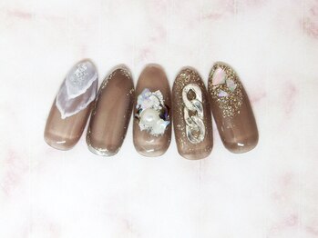 ティーエヌ 名古屋矢場町店/トレンドネイル¥5980