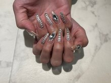 ラウンジ渋谷 本店(RounGe SHIBUYA)/【ジェルネイル】ストーンアート