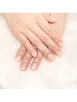 アムルーズ(Amoureuse)/オーロラミラーネイル♪