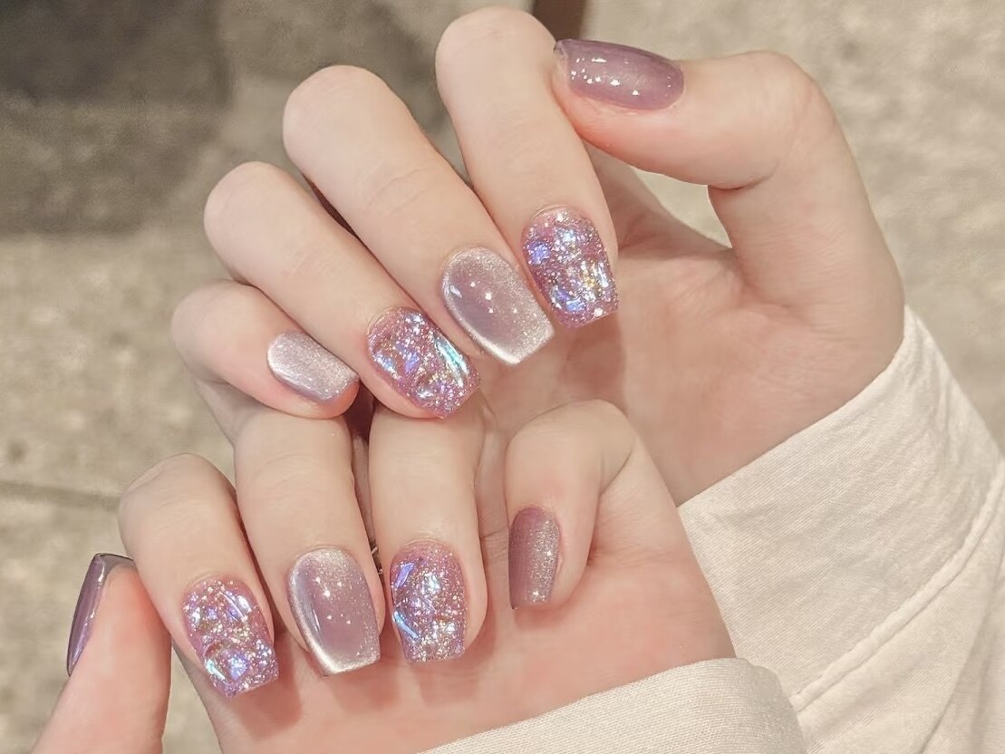 2025年-2026年冬トレンド】パープル（紫）のネイルデザイン集｜人気順