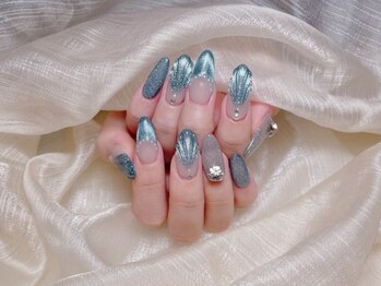 ミキネイルサロン(MiKi Nail Salon)の写真/華やかさが欲しい方に♪自店オフだとなんと毎回無料★【写真:【ハンド★オリジナルプラン】メニュー相談】