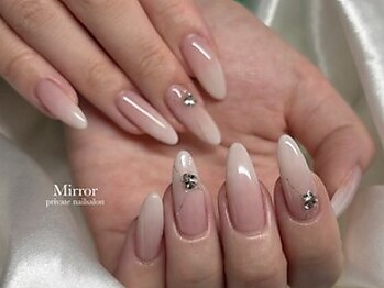 ミラー(Mirror)の写真/《持ち込みデザインもOK☆》やり放題で思い通りのデザインに♪カラー・パーツ豊富にご用意◎