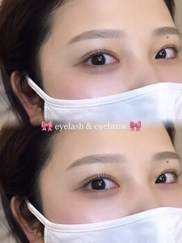 レーヴラグゼ(REVE LUXE)の写真/視線を惹きつける垢抜け感を叶える◎すっぴんから自信が持てる目元をプロの技で◇メイク時間も短縮♪