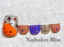 ネイルサロンブリス(nail salon Bliss)/定額FOOTシンプルアート￥5720
