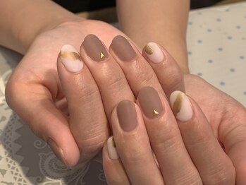 レミア 関内(REMIA)/8月　マット仕上げネイル