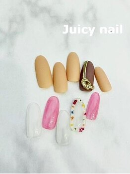 ジューシーネイル 天神店(Juicy nail)の写真/嬉しいリーズナブルな価格設定☆【ワンカラー￥3500】シンプルな美爪で褒められる“オトナ上品”ネイルに♪