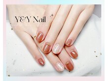 ワイアンドワイ(Y&Y)/ワンカラー×ストーン２コ付き