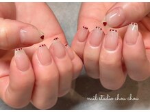 ネイルアンドアイラッシュスタジオ シュシュ(chouchou)/ハートホロネイル