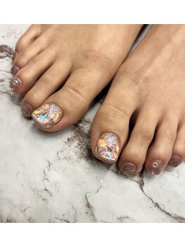 Spring foot nail
