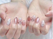 リモア 三河安城店(Re:more)/ジェル2本アート、追加パーツ