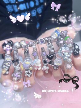 ノーリミットオオサカ 心斎橋(NOLIMIT.OSAKA)/持ち込み/長さだし/つけ放題