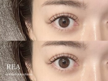 リア 自由が丘(REA)の写真/【国産LEDマツエクで持ち高持続◎】ナチュラルから華やか◎幅広くご提案可能です/LEDマツエク/まつげパーマ