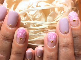 ツイードネイル。