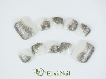 エリクサーネイル 池袋(Elixir Nail)/フットやり放題/クーポン使用