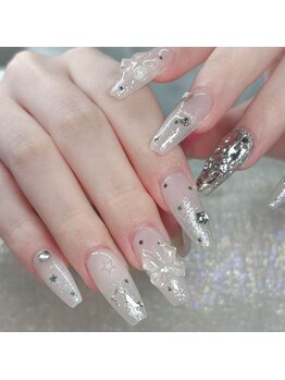 クイーンズビューティーサロン 新宿本店(Queen's beauty salon)/チップ長さ出し10本やり放題