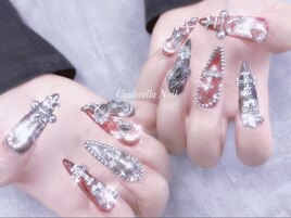 【チップ長さ出しネイル】