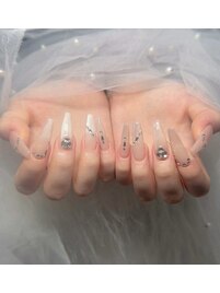 ジェル長さだし／フリーデザイン