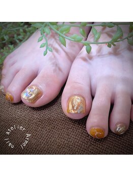 ネイルアトリエ エルメル(nail atelier Armel)/ミラーニュアンス☆
