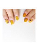 ビューティービースト フォー ネイルアンドアイラッシュ 松浜店(beauty:beast)/向日葵ネイル☆