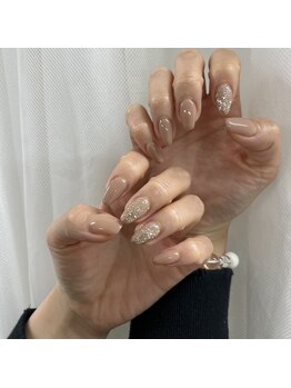 シネイル スパ(c.nail spa)/ラメグラデーション