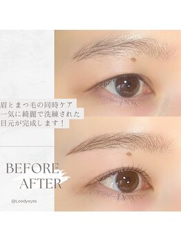 ルーディーアイズ(Loody eyes)/眉毛ワックス脱毛＆パリジェンヌ