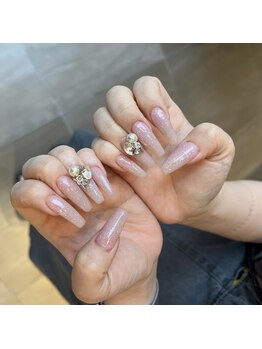 ネイルサロン コフレ あべの店(Nail Salon Coffret)/ジェル+アート2本付￥7150