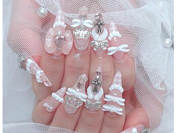 マルチューネイル 池袋(MARUCHU NAIL)/持ち込みデザイン/やり放題