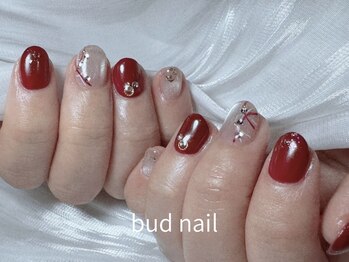 バドゥネイル(bud nail)/シーズン定額デザイン正月ネイル