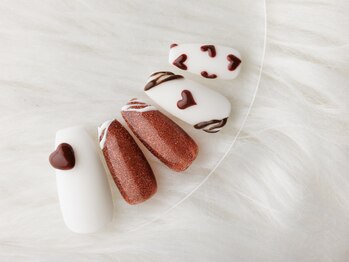 ヴァンネイル(VINGT NAIL nail&eye beauty)/バレンタインネイル