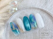 モモ(MOMO)/《天然石風☆定額アート》