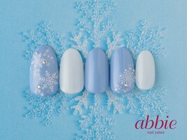 雪の結晶ネイル◇￥8833