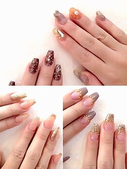 ネイルサロン リッチ ローズ(Nail salon Rich rose)の写真/季節や気分で楽しめるネイルを♪豊富なカラーと絶妙なセンスで貴方の指先を彩ります☆３Dアートも◎