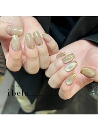 マグネット×ニュアンスネイル